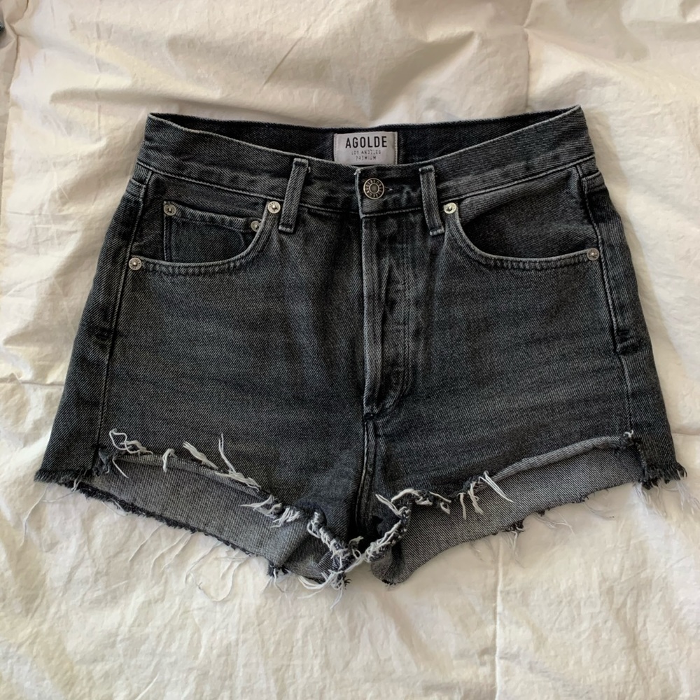 Aritzia Agolde Denim Shorts